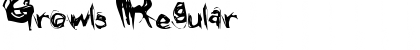 Download Growls Regular Font Title Preview