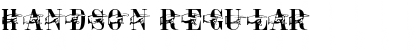 Download Handson Regular Font Title Preview