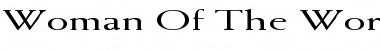 Download Woman Of The World 7 Regular Font Title Preview