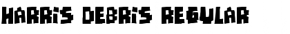 Download Harris debris Regular Font Title Preview