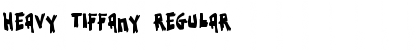 Download Heavy Tiffany Regular Font Title Preview