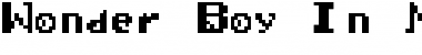 Download Wonder Boy In Monster World Regular Font Title Preview