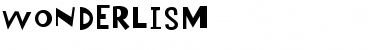 Download Wonderlism Regular Font Title Preview