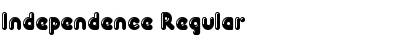 Download Independence Regular Font Title Preview