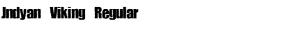 Download Indyan Viking Regular Font Title Preview