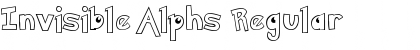 Download Invisible Alphs Regular Font Title Preview