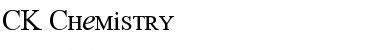 Download CK Chemistry Regular Font Title Preview