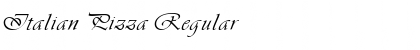 Download Italian Pizza Regular Font Title Preview