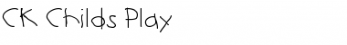 Download CK Child's Play Regular Font Title Preview