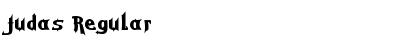 Download Judas Regular Font Title Preview