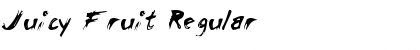 Download Juicy Fruit Regular Font Title Preview