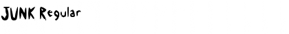 Download JUNK Regular Font Title Preview
