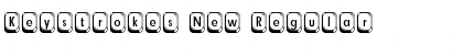 Download Keystrokes New Regular Font Title Preview