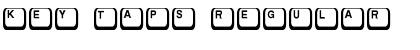 Download Key Taps Regular Font Title Preview