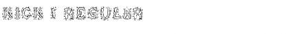 Download KICK ! Regular Font Title Preview