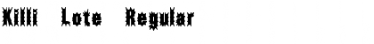Download Killi Lote Regular Font Title Preview