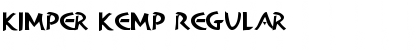 Download Kimper Kemp Regular Font Title Preview