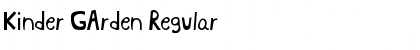 Download Kinder GArden Regular Font Title Preview