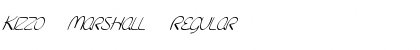 Download Kizzo Marshall Regular Font Title Preview