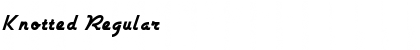 Download Knotted Regular Font Title Preview