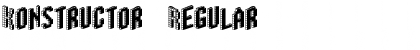 Download Konstructor Regular Font Title Preview
