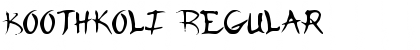 Download Koothkoli Regular Font Title Preview