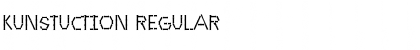 Download Kunstuction Regular Font Title Preview
