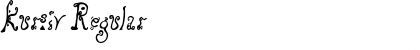 Download Kursiv Regular Font Title Preview