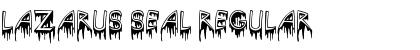 Download Lazarus Seal Regular Font Title Preview