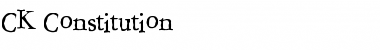 Download CK Constitution Regular Font Title Preview