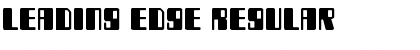 Download Leading Edge Regular Font Title Preview