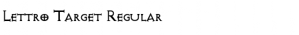 Download Lettro Target Regular Font Title Preview