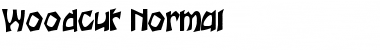 Download Woodcut Normal Font Title Preview