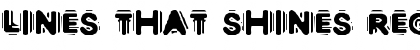Download Lines That Shines Regular Font Title Preview