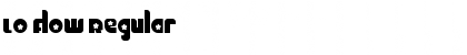 Download Lo Flow Regular Font Title Preview