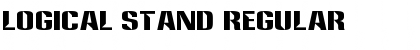 Download Logical Stand Regular Font Title Preview