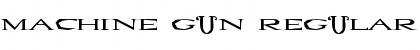 Download Machine Gun Font