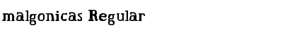 Download malgonicas Regular Font Title Preview