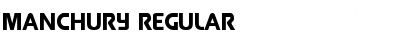 Download Manchury Regular Font Title Preview
