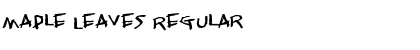 Download Maple Leaves Regular Font Title Preview