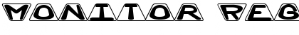 Download Monitor Regular Font Title Preview