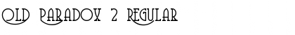 Download Old Paradox 2 Regular Font Title Preview