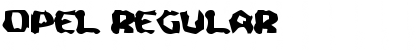 Download Opel Regular Font Title Preview