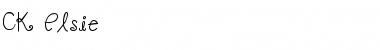 Download CK Elsie Regular Font Title Preview