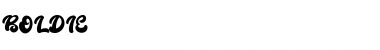 Download Boldie Script Regular Font Title Preview