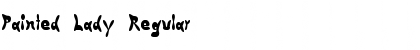Download Painted Lady Regular Font Title Preview