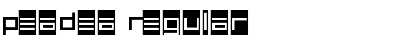 Download PeaDea Regular Font Title Preview