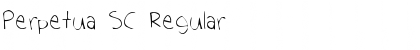 Download Perpetua SC Regular Font Title Preview