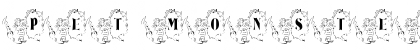 Download Pet Monster Regular Font Title Preview