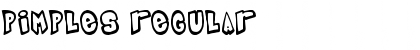 Download Pimples Regular Font Title Preview
